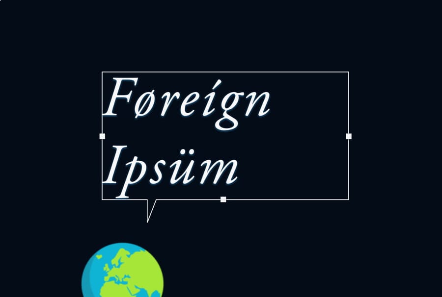 Foreign Ipsum Logo
